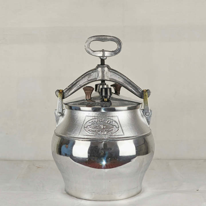 Afghani Traditional Durable Cast Iron Aluminum Pressure Cooker, 5L/8L/10L/12L/15L/20L/30L Capacity, Easy to Clean
