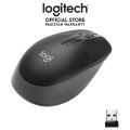 LOGITECH M190 FULL-SIZE WIRELESS MOUSE Black. 