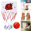 Children Kids Mini Basketball Hoop Toys Suck Wall-Mounted Stand with Pump Sport Toy Set. 