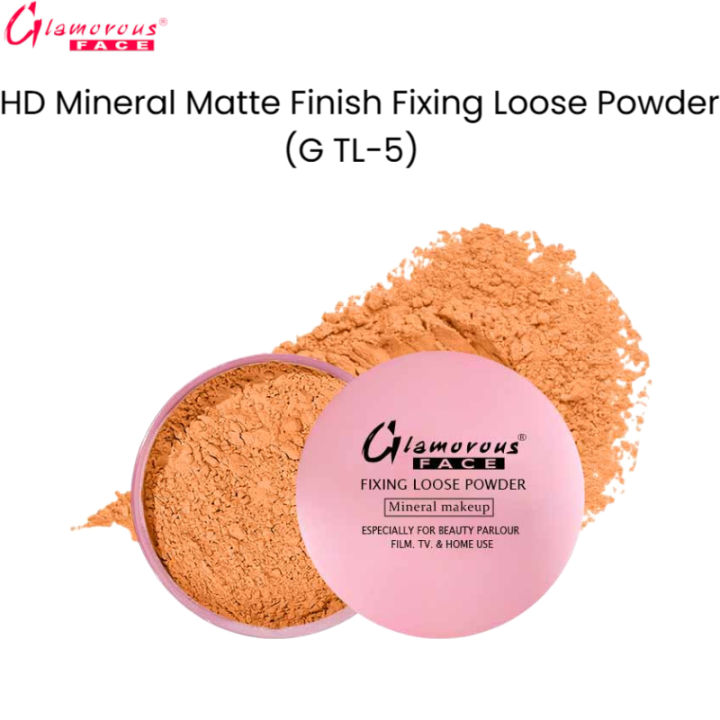 Glamorous Face HD Mineral Matte Finish Fixing Loose Powder (G TL-5 ...