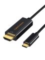 USB C to HDMI Cable 3FT Male to Male, or Home Office, 4K@30Hz for Black. 
