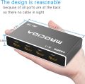 Mrocioa HDMI Switch 3 in 1 Out 4K@30Hz HDMI Switcher Splitter, HDMI Switch Box Hub with Remote Supports 4K 30Hz 3D HD1080P for PS4/Xbox One/Fire TV/Apple TV/Sky Box/STB/DVD/Laptop/Roku.. 