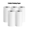 Thermal Mini Printer Paper Roll 57*25mm for Portable Bluetooth Mini Printer for Printing Photos/ Pictures/Office Receipt/Labels/Note/QR Code/Labels/Memo. 