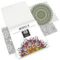 Mandala Coloring Book - Coloring Book For Adult By Artella. 