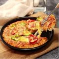 Non-stick Pizza Pan, Round Premium Bakeware, Black Easy Baking [1 piece only] Plate Pan Cook Pizza Pizza Pan Set Nonstick Pizza Pan Set Durable, high quality non stick coating High Temperature Resistance 6",7",8",9",10",11",12", 13" ,14" inch. 