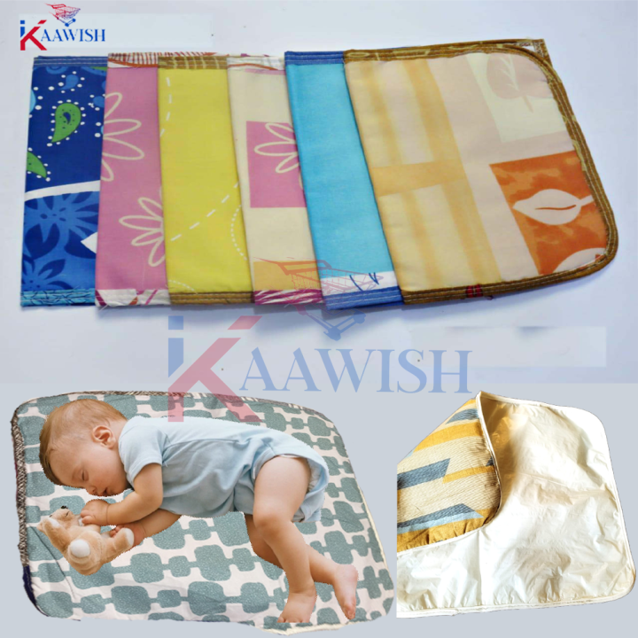 Baby Changing Mat Bed Protector Waterproof Urine proof Baby Godri Sojni Foam Sheet with Plastic Back Baby Accessories