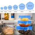 6Pcs Kitchen Reusable Silicone Stretch Seal Lid Preservation Vacuum Food Storage Bowl Cover. 