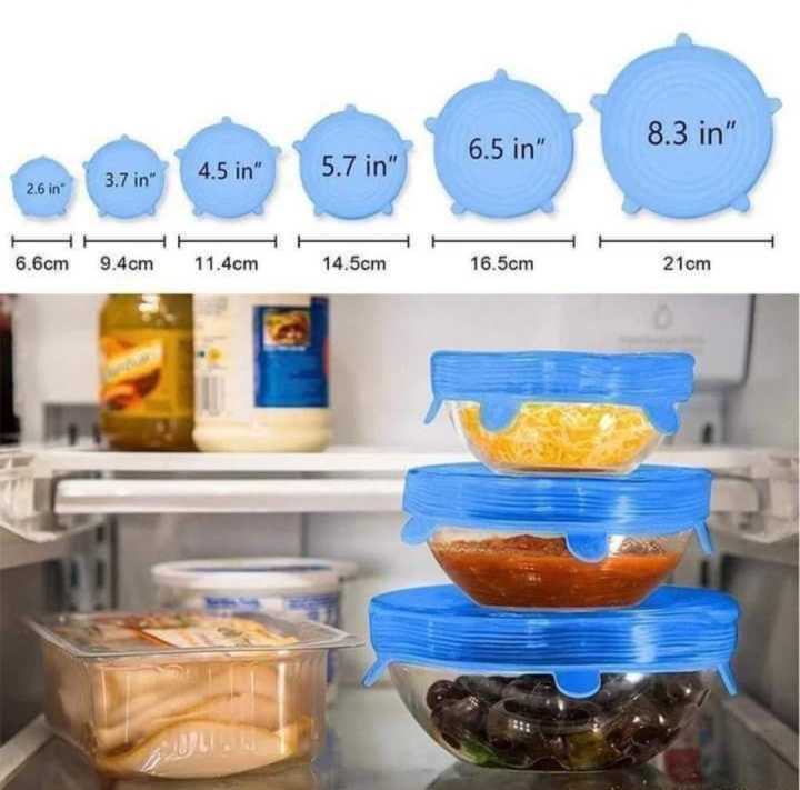 6Pcs%20Kitchen%20Reusable%20Silicone%20Stretch%20Seal%20Lid%20Preservation%20Vacuum%20Food%20Storage%20Bowl%20Cover%20-%20Image%203