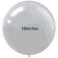 18 Inch Silver Jumbo Big Balloons Thick Latex Balloons for Photo Shoot Wedding Baby Shower Birthday Party Decorations. 