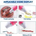 Mini Heat Gun, 300 W Portable Epoxy Resin Hot Air Gun with 40 Inchs Power Cord DIY and Crafts Color Random. 
