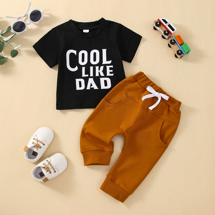 Baby%20Boys%20Summer%20Clothes%20Letter%20Print%20Short%20Sleeve%20T-shirt%20Tops%20with%20Stretch%20Casual%20Drawstring%20Pants%20Set%20-%20Image%208