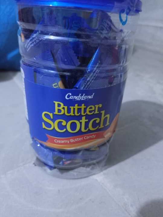 Butter Scotch Candy ButterScotch Candy Butter Scotch Candy Creamy Butter Candy (50 PCs Jar)
