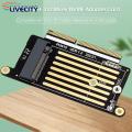 Extension Adapter Card Widely Compatible SSD to NGFF M.2 MKey NVME Hard Drive Converter Card. 