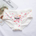 Tingweiya New Product Internet Celebrity Flamingo Underwear Women Cotton Mid Waist Ladies Cotton Underwear Crotch Girl Underwear. 