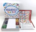 Sequence for Kids board game. 