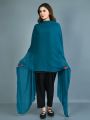 Zinc Chiffon Dupatta For Girls/Ladies- Chiffon UnStitched Dupatta 2.5 Meter Color Premium Chiffon  Quality Durable Fabric Reasonable Stylish Look Dupatta. 