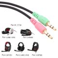 ZS0076 PC Version Gaming Headphone Cable for Sennheiser PC 373D GSP350 GSP500 GSP600 G4ME ONE GAME ZERO. 