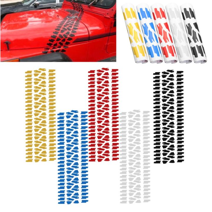 8"x%2023"%20Car%20Vinyl%20Hood%20Body%20Side%20Tire%20Tread%20Decal%20Sticker%20Graphic%20Truck%20SUV%20Auto%20White%20-%20Image%203