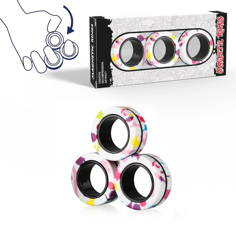 Magnetic rings fidget toy discount