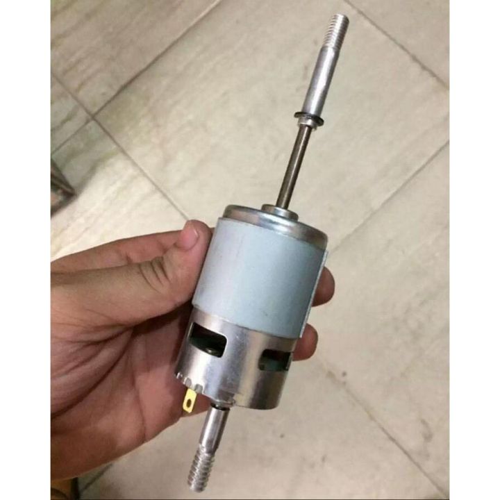 12V DC High Speed Long Shaft Heavy Duty High RPM Copper Magnetic Motor  |   Circuit Town
