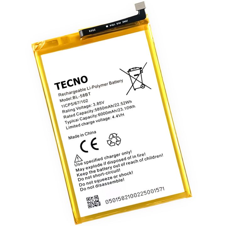 TECNO%20POVA%20Battery%20Replacement%20BL-58BT%20Battery%20with%206000mAh%20Capacity_Silver%20-%20Image%204