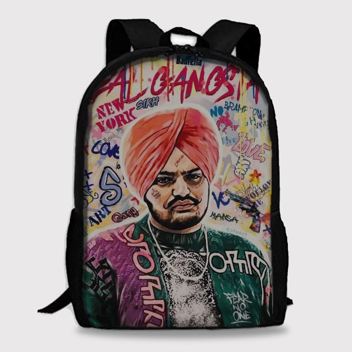 Sidhu Mosa Backpack For Amazing Singer Fans Boys And  Girls Premium Quality Bag