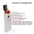 3IN1 Wide Angle Fish Lens Camera Kits Fisheye Lens Zoom For Xiaomi iPhone Huawei Macro Universally Support All Cell Phones-Blue. 