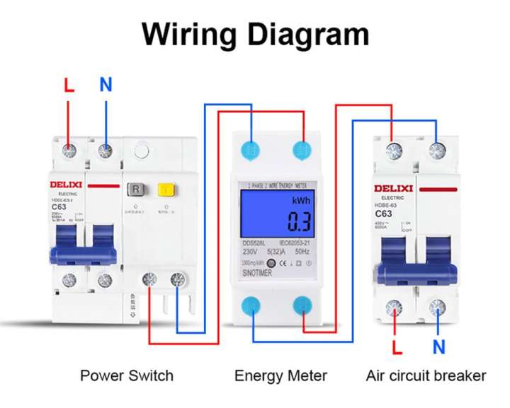 Single%20Phase%20Digital%20Display%20Energy%20Meter%20DDS528L%20Din%20Rail,%20Display%20Power%20KWh,%20Energy%20KW,%20Volt%20V%20Ampere%20A%20-%20Image%206