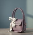 🎀 Elegant Ladies Multicolor Shoulder Bag 👜 | Fashion Crossbody Purse and top handle bag with Polka Dot Bow For Women ✨. 