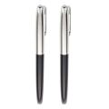 2X HERO 616 Fountain Pen Hooded Golden Nib Black Small Vintage. 