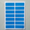 168pcs 38x13mm 6 Colors Glossy Paper Label Stickers for Office Work School Home Art Decoration File Classification Writable Tag. 