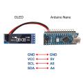 I2C OLED Display Module 0.91 Inch I2C SSD1306 OLED Display Module blue or white I2C OLED Screen Driver DC 3.3V~5V for Arduino. 