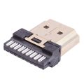 5 Pcs HDMI Male 19 Pins A Type Solder Plug Termination Repair Replace. 