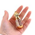 Golden Electroplated Fancy Bottle | 6ml. ( 1 Piece ). 