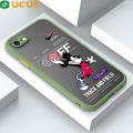 UCUC for iPhone 7 8 SE 2020 SE 2022 Back Cover Basketball Mouse Frosted Transparent Hard Phone Case Thin Shockproof Full Cover Camera Protect Case. 