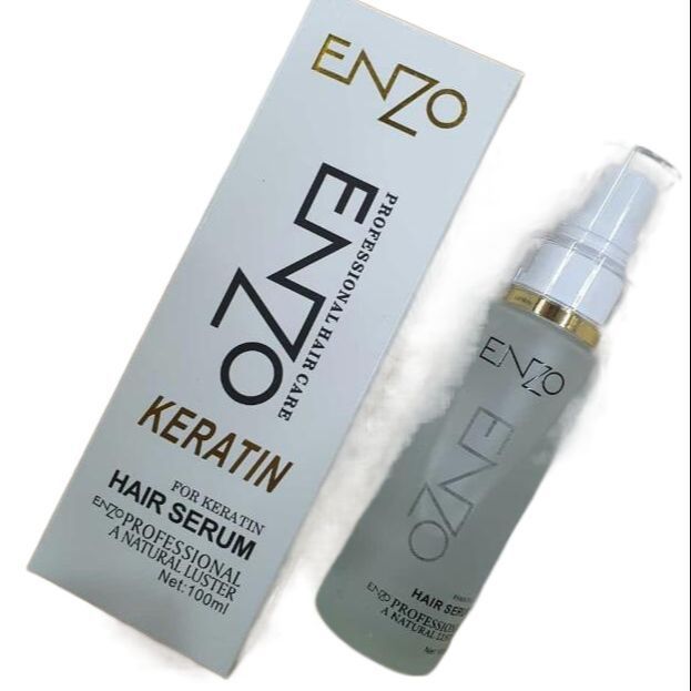 ENZO Keratin Hair Serum- For Frizzy & Dry Hair- Deep Nourihing Serum for Men and Women- 100 ml