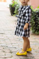 Famous Black and White Check Button-Up Shirt with Full Sleeves and Pockets beautiful shirt for kids  stylish and also casual design for baby girls Western Style Button-Up shirt for girls and kids. 