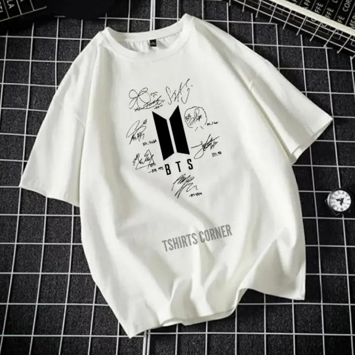 Stylish%20BTS%20Signatures%20%20printed%20round%20neck%20half%20sleeves%20T%20shirt%20For%20Girls/Women%20-%20Image%203