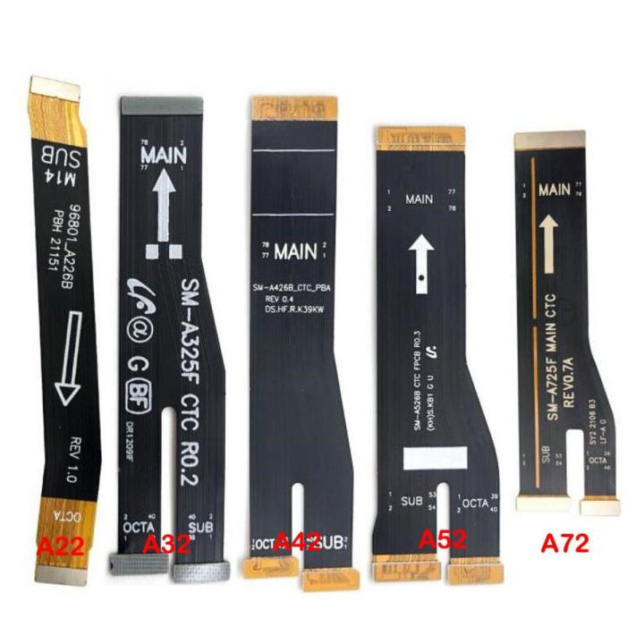New Main Motherboard Flex Cable For Samsung A22 A226B A32 A325 A42 A426B A52 A526B A72 A725 Mainboard Placa Logic Board