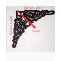 Wall Decoration Borders for Frame Premium Quality Pack of 04 ( 5.5 x 5.5 x 3). 