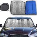 Cars Front Windshield Sun Shade - Silver - Anti Sun Shield. 