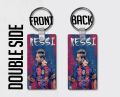 Lionel Messi Full Power footballer Lionel Messi School Bag Keychain. 