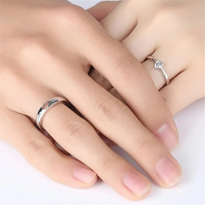 Couple%20Ring%20Stainless%20steel%20Zircon%20Adjustable%20Lovers%20Finger%20Rings%20Party%20wedding%20jewelry%20-%20Image%204