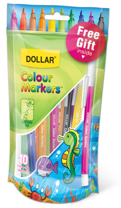 Dollar%20Colour%20Marker%2010%20pcs%20-%20Image%202