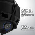 Odoland Snow Ski Helmet and Goggles Set, Sports Helmet and Protective Glasses - Shockproof/Windproof Protective Gear for Skiing, Snowboarding, Snow Sport Helmet(Small). 