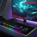 Energy - ENRG RGB Gaming Mousepad XL Size (800×300×4mm) Soft Cloth Non-Slip Rubber Base With 14 Spectrum Mode For Pro Gamers PC Laptop Setup. 