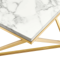 Center Table Nest Style New Design Modern Furniture Golden Frame with Marble Texture Sheet 3-3 Size. 