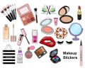 Pack of 20 & Pack of 5 Options - Makeup Stickers for Mobile back, Laptop, diary and for decorating your stuff and making them look more attractive - Customize Avilable. 