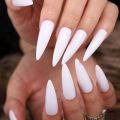 Face Value 100pcs White Artificial Nails For Girls.. 