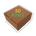 50 Box ( 6.25 x 6.25 x 3 inch) Folding Carton Box for Fragile product or gift packing packaging material. 
